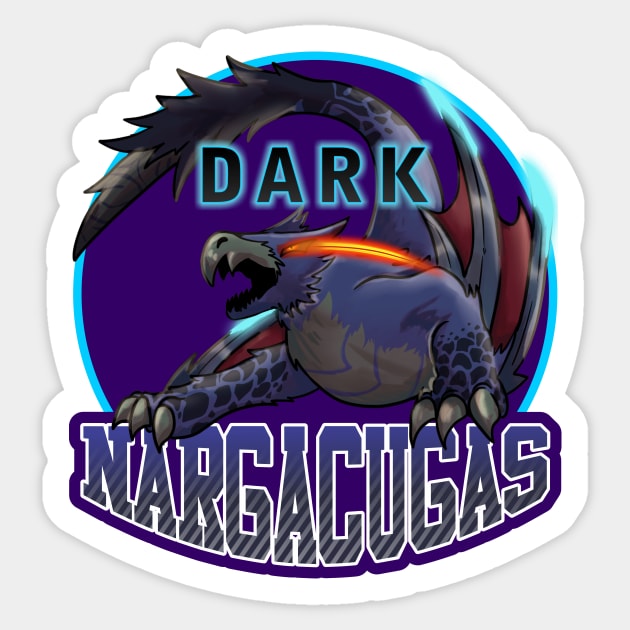 DARK NARGACUGA TEAM LOGO Sticker by MinosArt